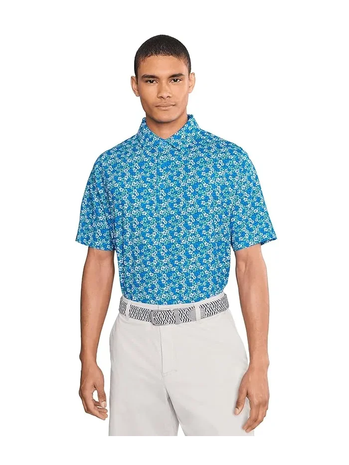 Поло Callaway Hibiscus Print — изображение 1 из 5, синий