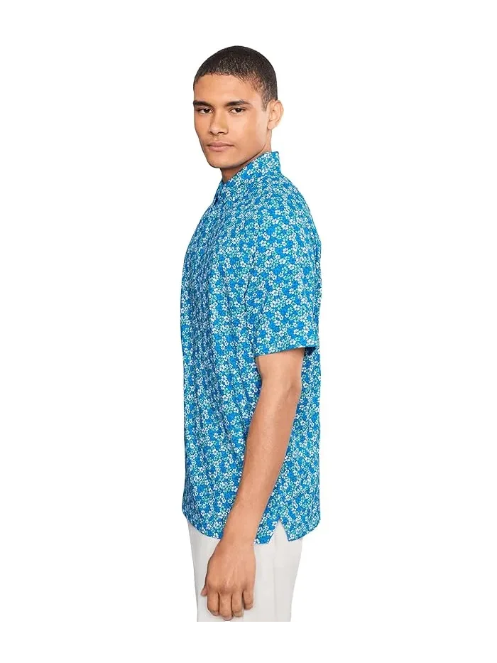 Поло Callaway Hibiscus Print — изображение 3 из 5, синий