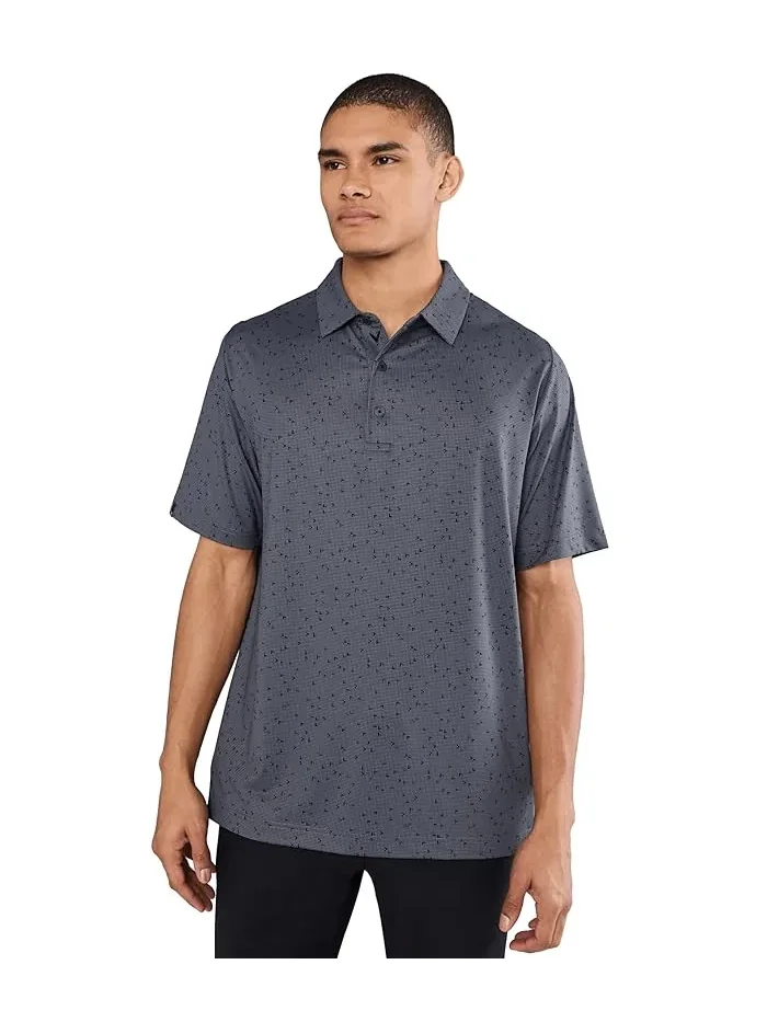 Пиксельная рубашка-поло Chev Gingham Printed Callaway — изображение 1 из 5, бежевый