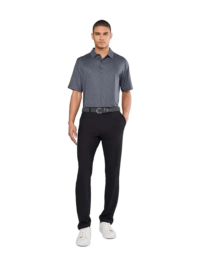 Пиксельная рубашка-поло Chev Gingham Printed Callaway — изображение 2 из 5, бежевый