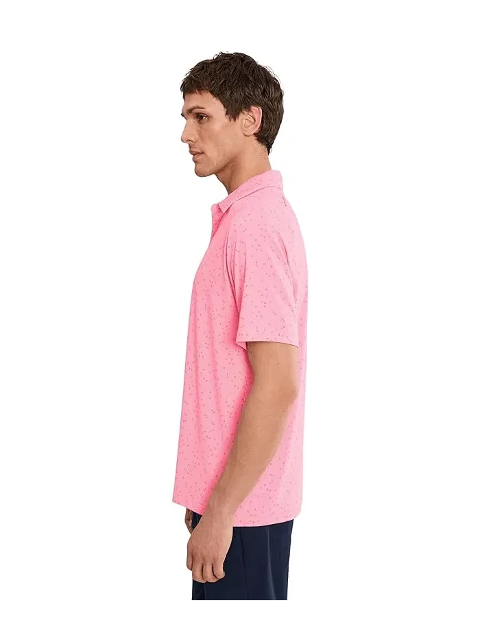 Поло Callaway Chev Gingham Printed, Dianthus — изображение 3 из 5, диантус розовый