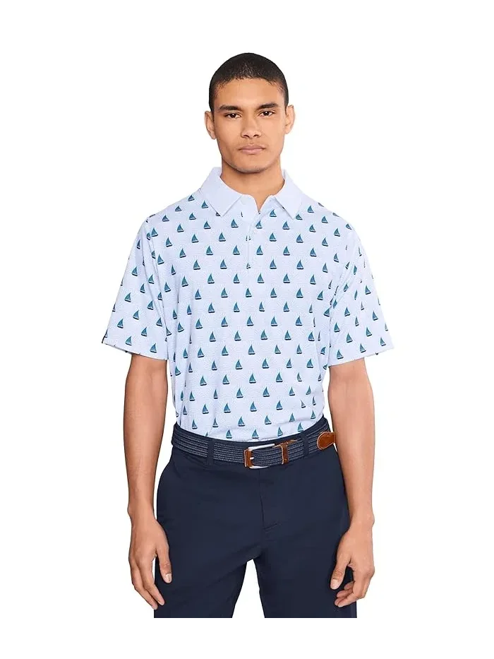 Повседневное поло Sailboat Sunset Geo Print Callaway