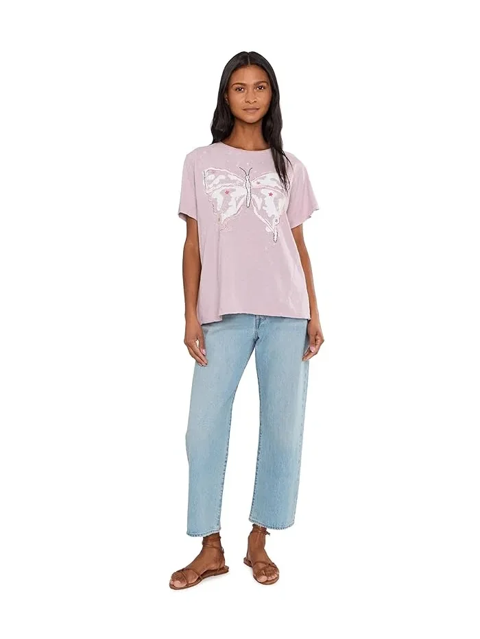 Футболка с бабочкой Filippa Tee Karyn Seo — изображение 2 из 5, фиолетовый