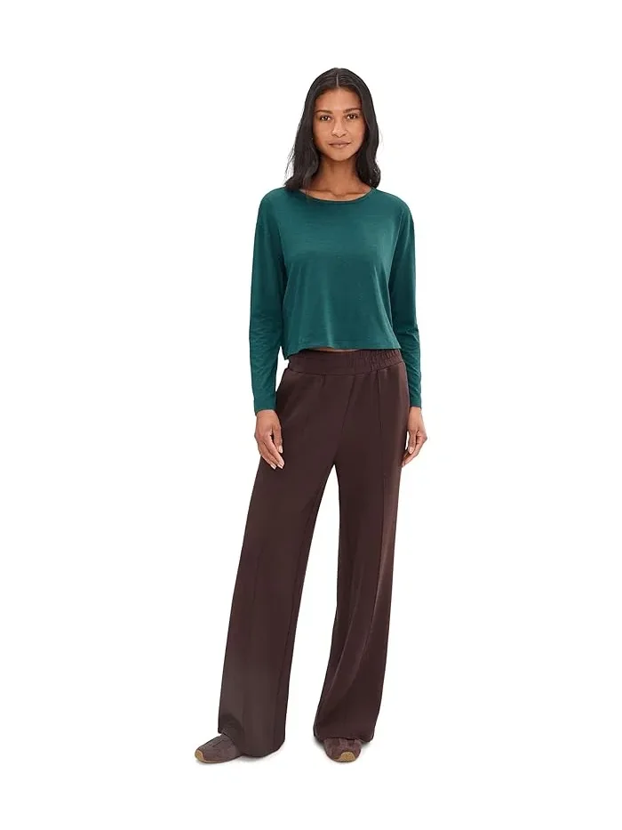 Футболка с длинным рукавом Celestia TravisMathew, Heather Dark Sea — изображение 2 из 5, черный