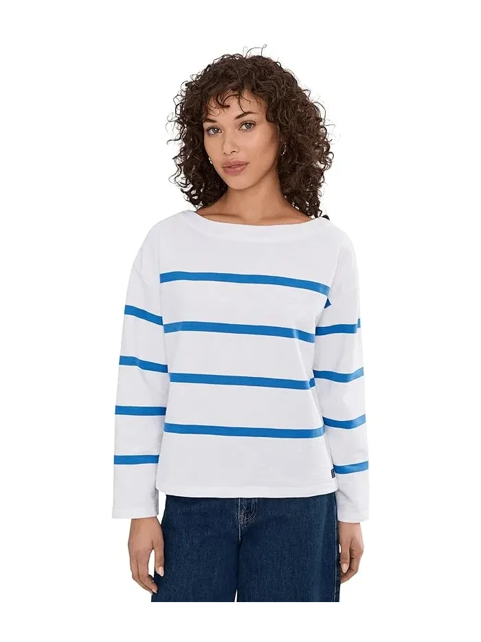 Футболка с полосками Peaks Island Relaxed Boatneck L.L.Bean