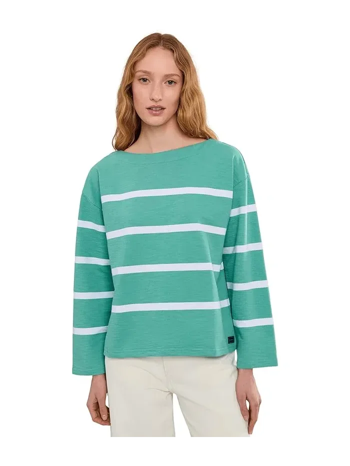 Футболка с воротником-лодочкой Peaks Island Relaxed Boatneck L.L.Bean