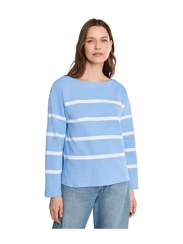 Футболка с полосками Peaks Island Relaxed Boatneck L.L.Bean