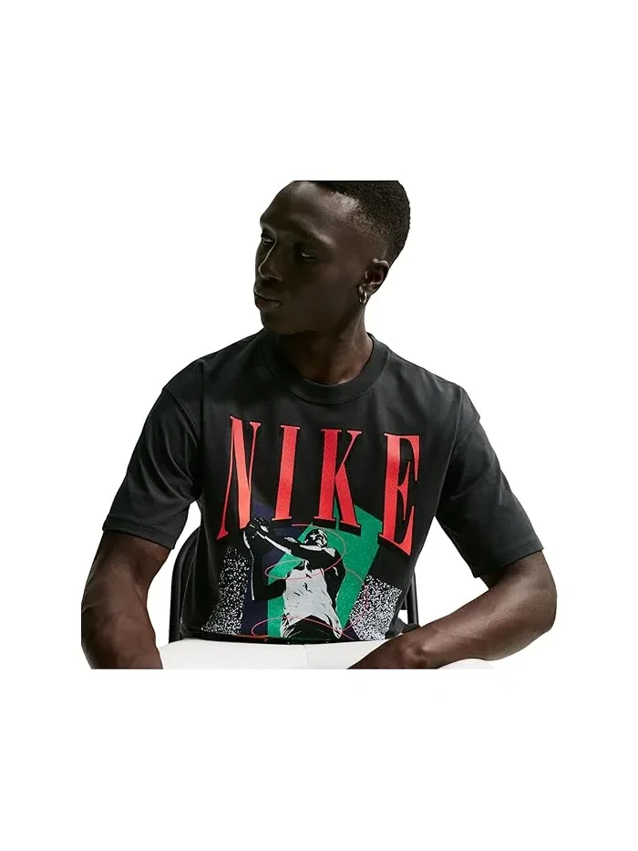 Футболка с принтом Nike Tee Lse Oc Nike — изображение 5 из 5, черный