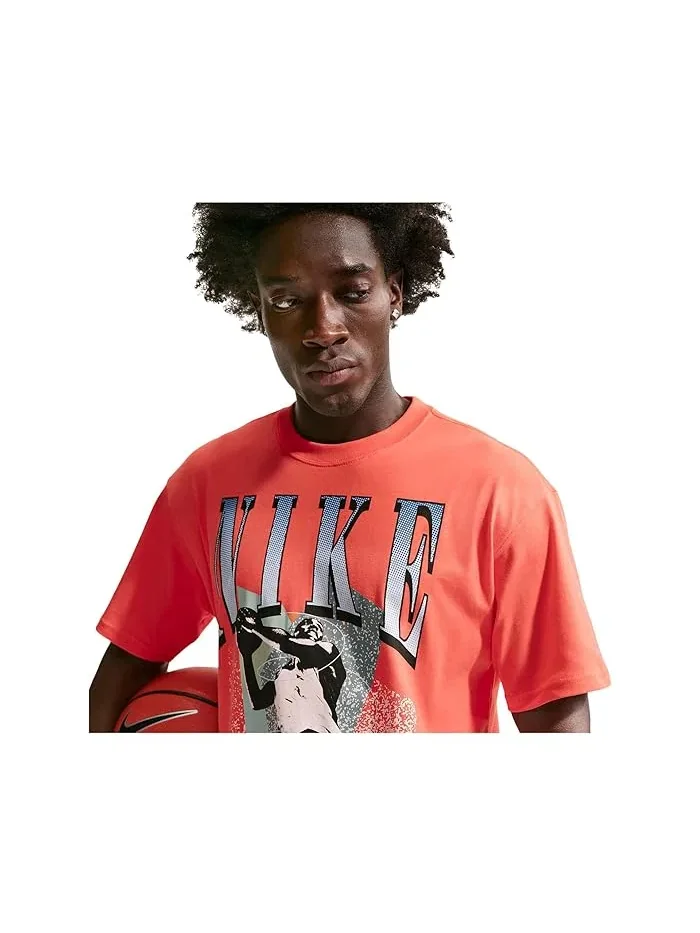 Футболка с принтом Tee Lse Oc Nike — изображение 4 из 4, оранжевый