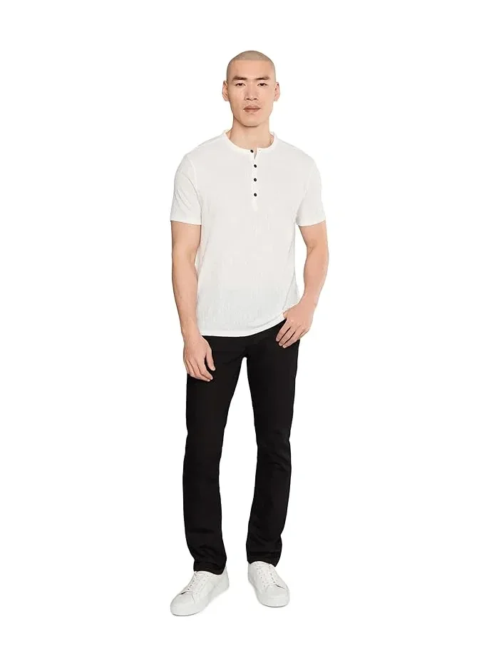 Футболка с поло хенли Egon Henley K7263S26 John Varvatos — изображение 2 из 5, синий