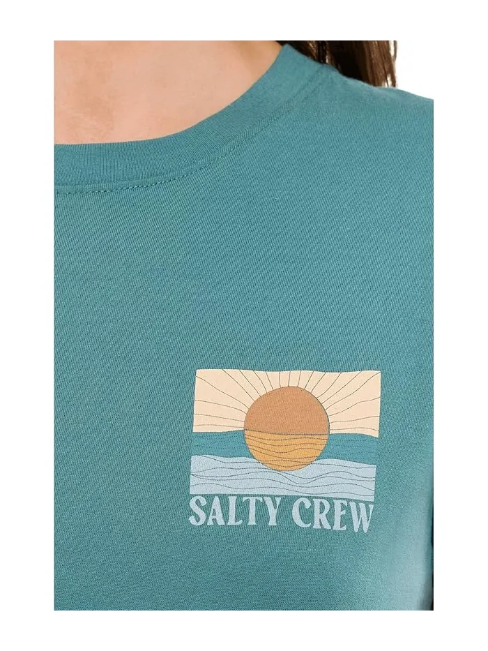 Футболка Salty Crew Retro Wave Modern Tee — изображение 5 из 5, бирюзовый