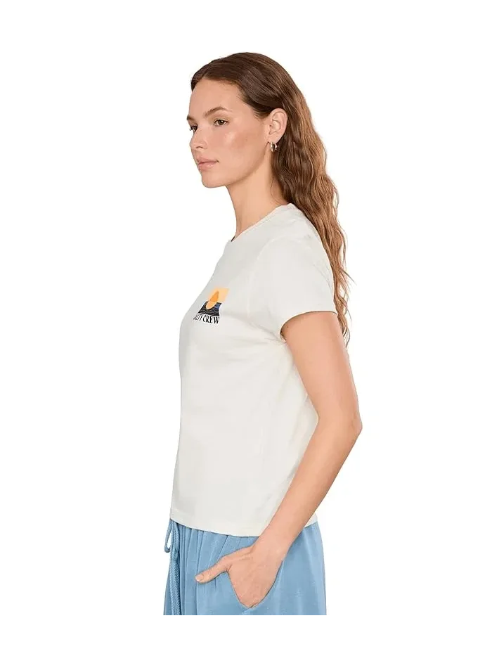 Футболка Salty Crew Retro Wave Modern Tee — изображение 3 из 5, кремовый