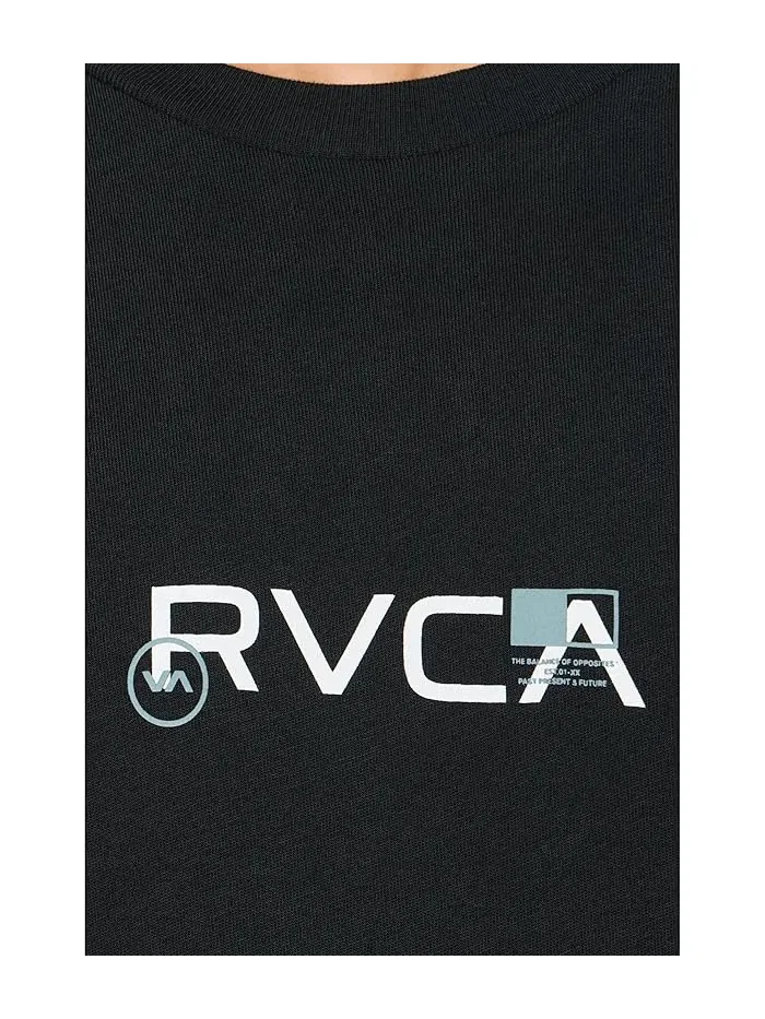Футболка с принтом Small Rvca Icons RVCA — изображение 5 из 5, черный