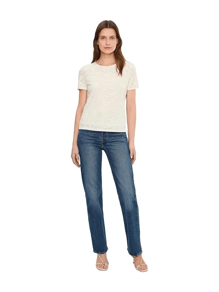 Футболка трикотажная Knit T-Shirt Vince Camuto — изображение 2 из 5, черный