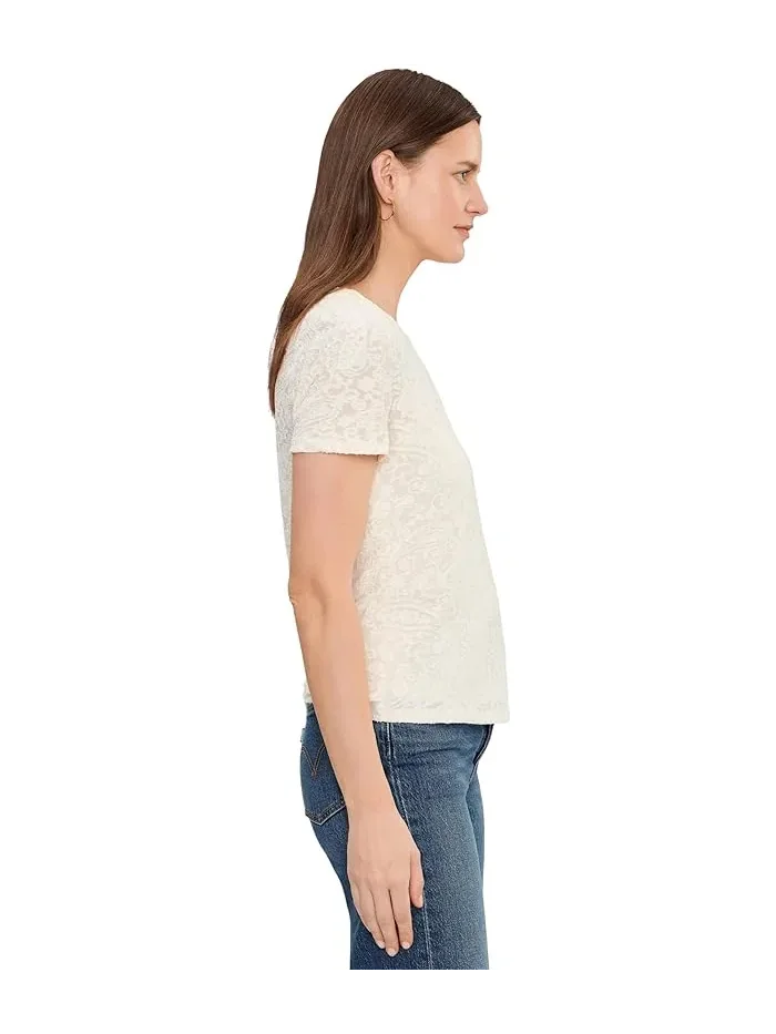 Футболка трикотажная Knit T-Shirt Vince Camuto — изображение 3 из 5, черный