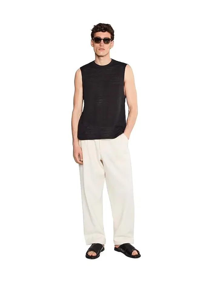 Майка Cove Sleeve Crew AllSaints — изображение 2 из 5, черный