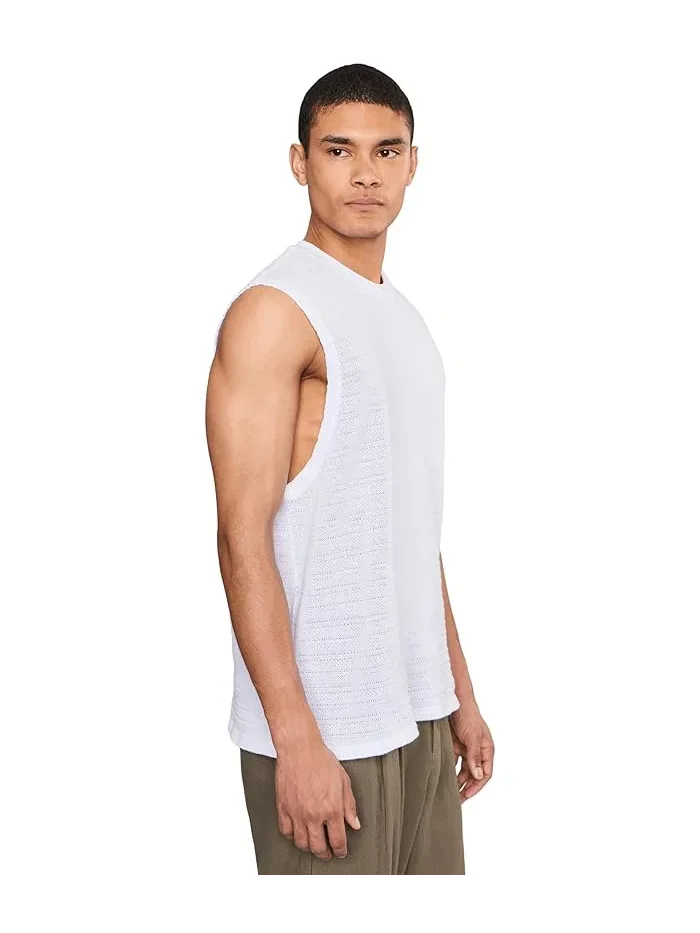 Футболка без рукавов Cove Sleeve Crew AllSaints — изображение 3 из 5, белый