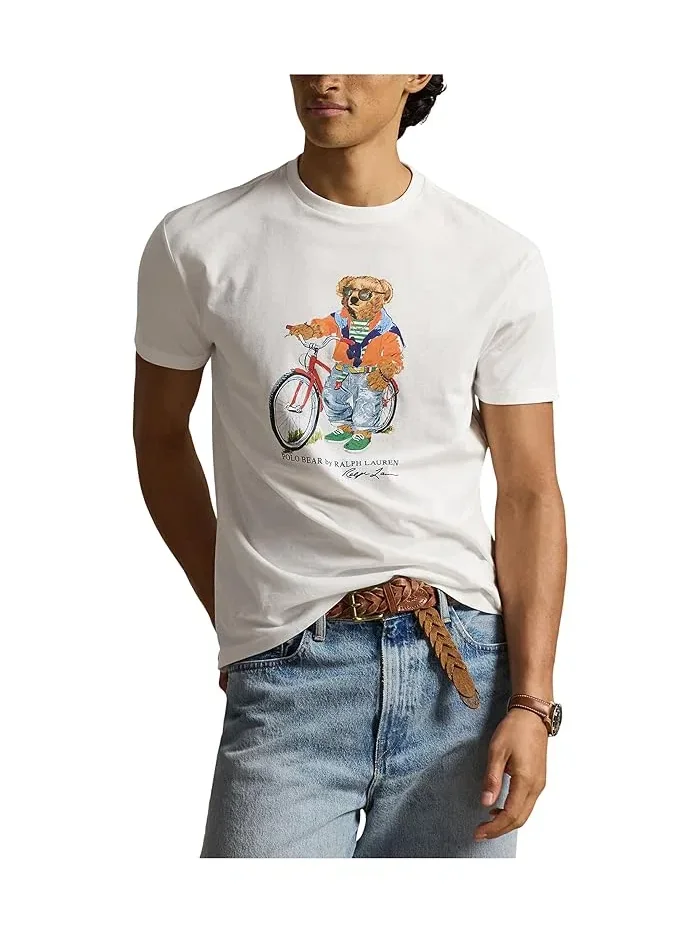 Футболка классическая Polo Bear Polo Ralph Lauren — изображение 1 из 5, белый