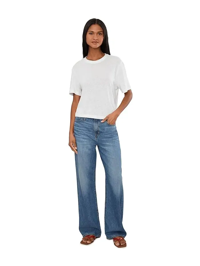 Футболка с коротким рукавом Charlie Relaxed AG Jeans — изображение 2 из 5, бежевый