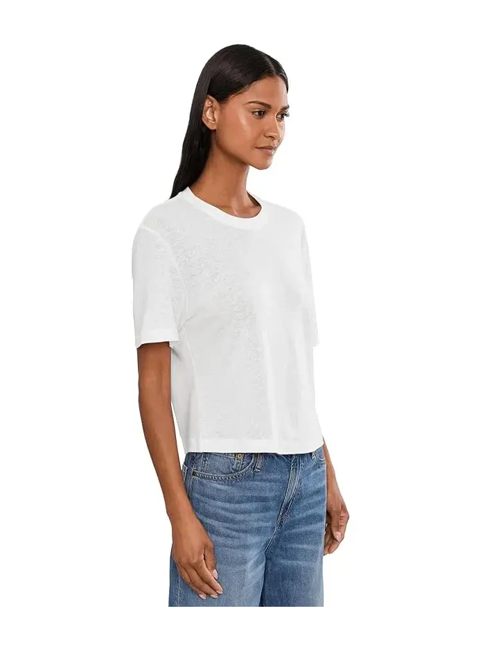 Футболка с коротким рукавом Charlie Relaxed AG Jeans — изображение 3 из 5, бежевый
