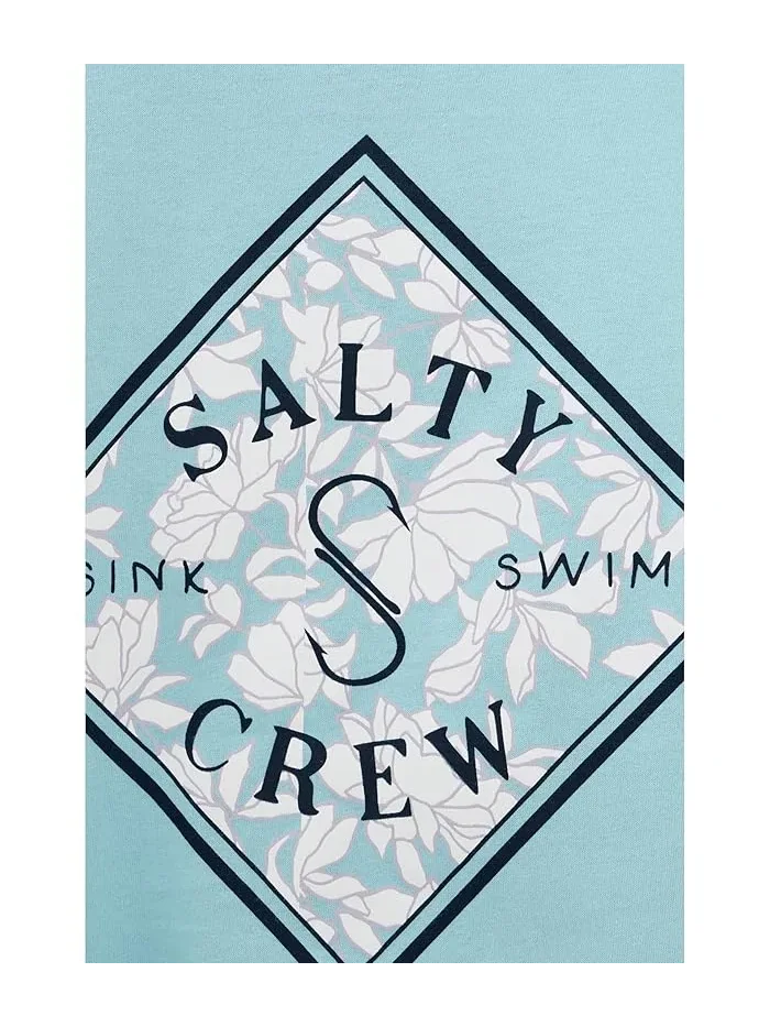 Футболка свободного кроя Tippet Boyfriend Tee Salty Crew — изображение 5 из 5, аквамарин