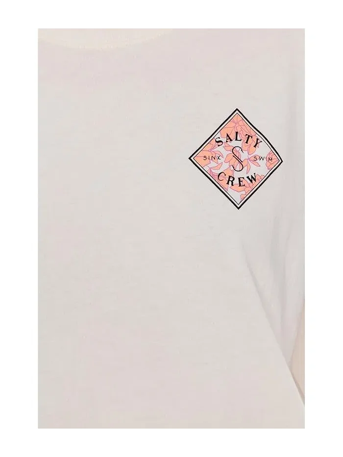 Футболка свободного кроя Tippet Boyfriend Tee Salty Crew — изображение 5 из 5, кремовый