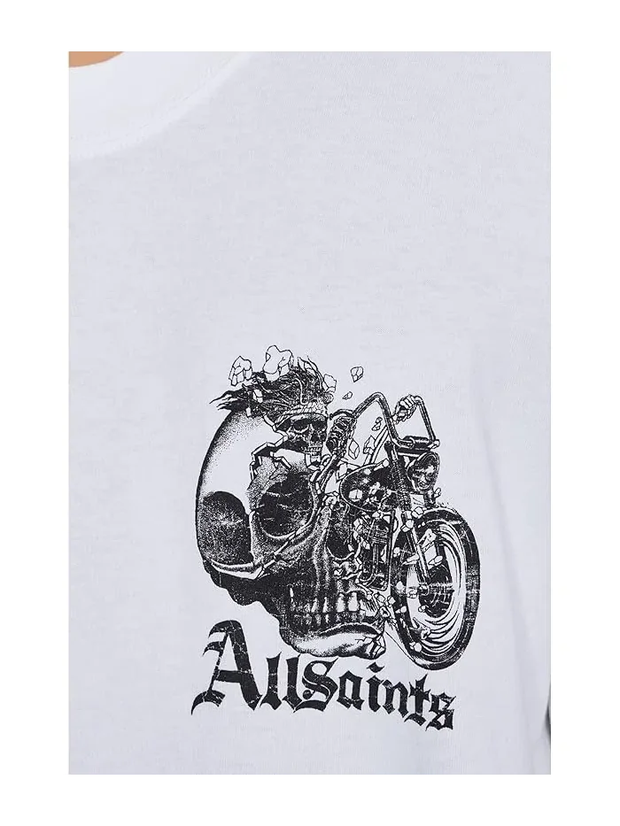 Футболка с принтом Panhead AllSaints — изображение 5 из 5, белый