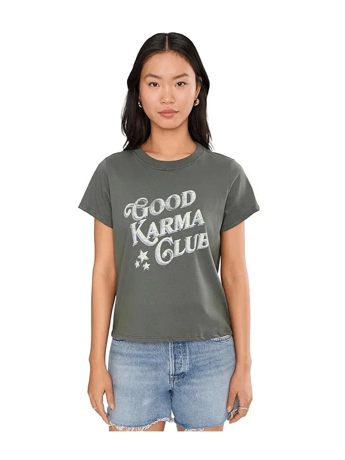 Футболка Spiritual Gangster Karma Club Lila Tee — черный