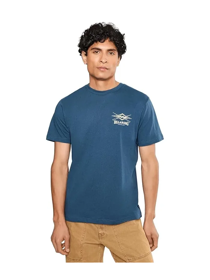 Футболка с принтом Crossboards Premium Billabong — изображение 1 из 5, темный джинсовый синий
