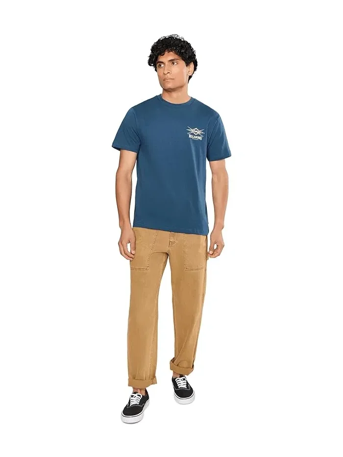 Футболка с принтом Crossboards Premium Billabong — изображение 2 из 5, темный джинсовый синий