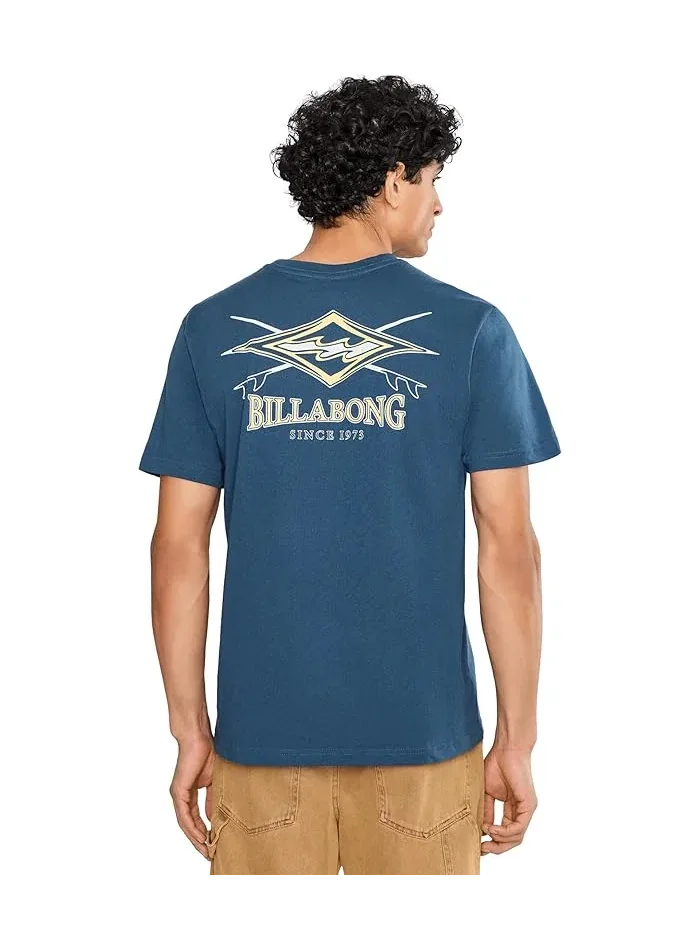 Футболка с принтом Crossboards Premium Billabong — изображение 4 из 5, темный джинсовый синий