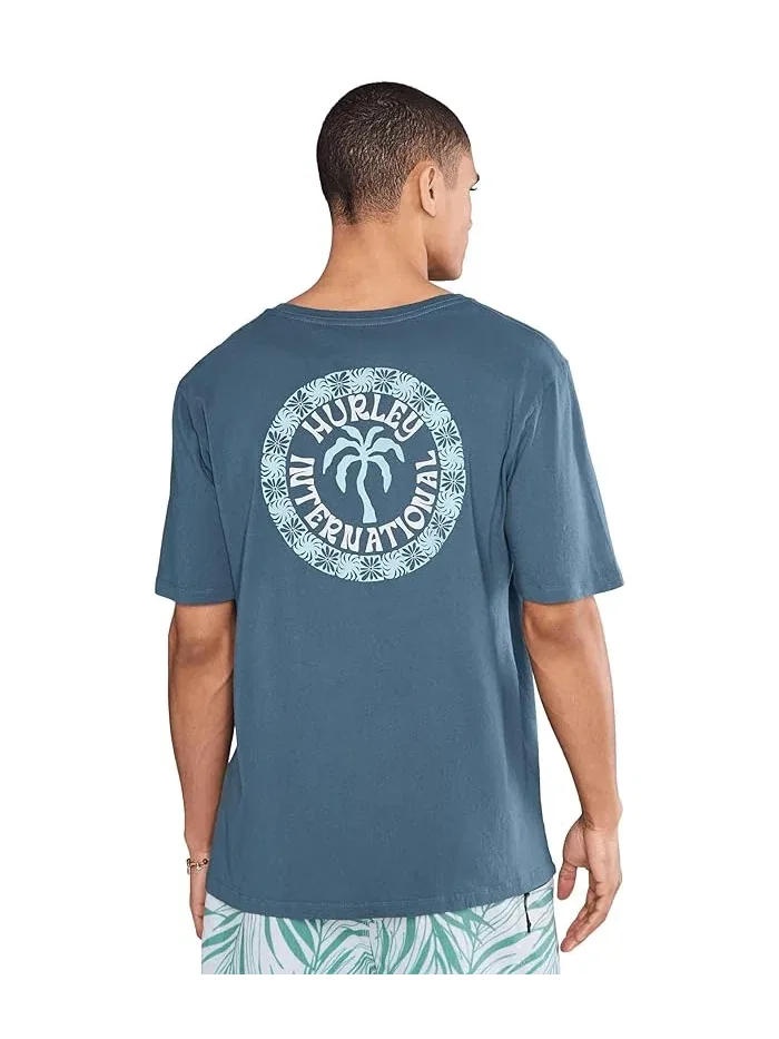 Футболка Hurley Seclusion Short Sleeve — изображение 4 из 5, муссонный