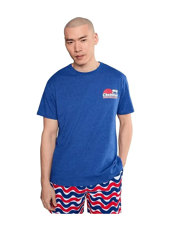 Футболка с принтом The Ol' College Try Chubbies — синий