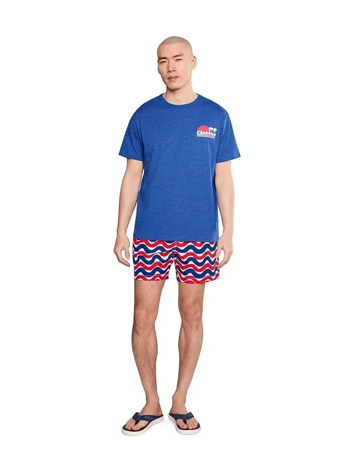 Футболка с принтом The Ol' College Try Chubbies — изображение 2 из 5, синий
