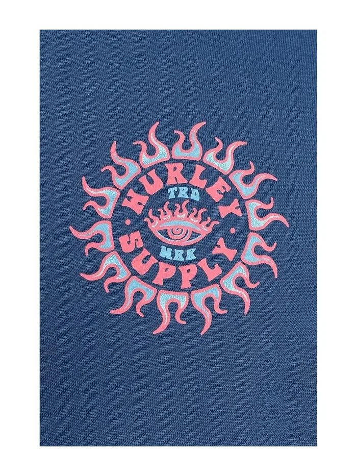Футболка с принтом All Seeing Short Sleeve Hurley — изображение 5 из 5, бездонный