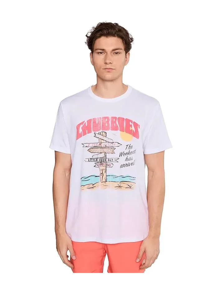 Футболка The Fork In The Road Chubbies — изображение 1 из 5, белый
