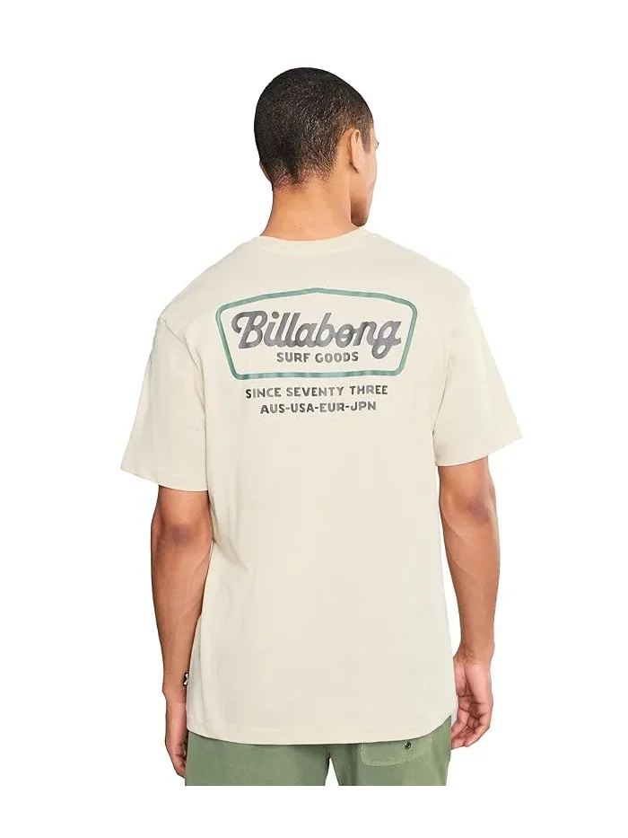 Футболка с логотипом Off Duty Premium Billabong — изображение 4 из 5, овсяный