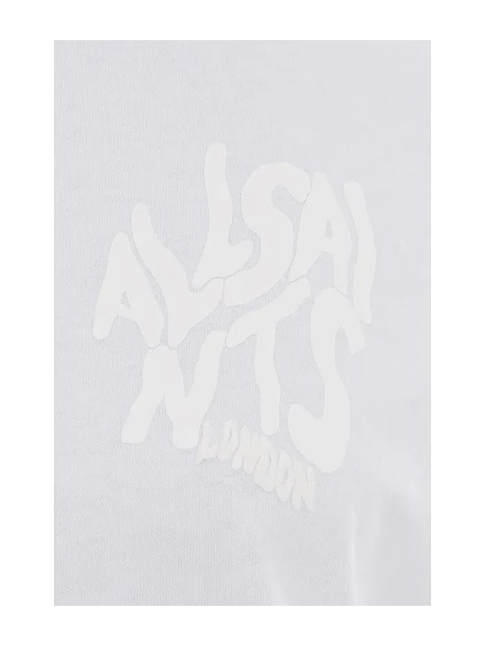 Футболка Orlando Etta Tee AllSaints — изображение 5 из 5, белый