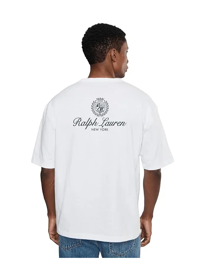 Футболка Relaxed Fit Polo Ralph Lauren — изображение 4 из 5, белый