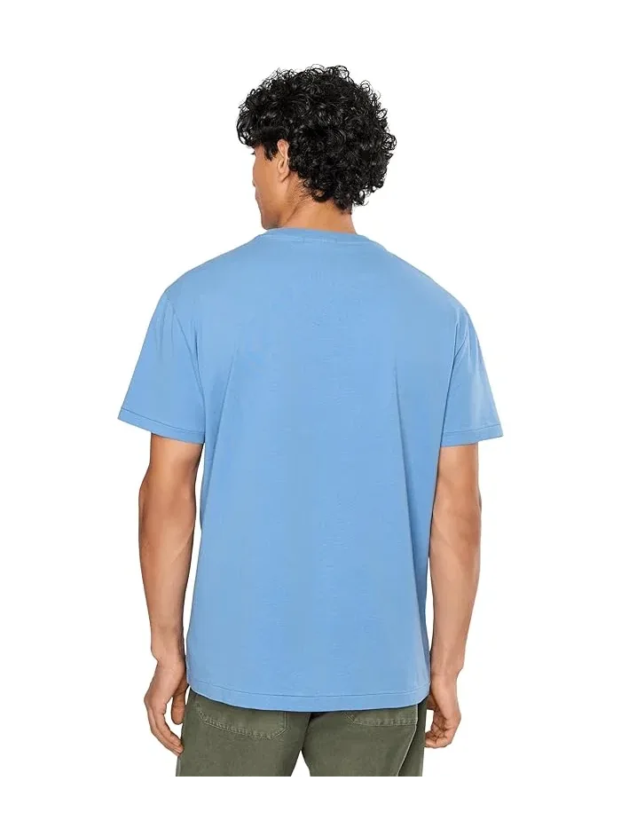 Футболка с логотипом Classic Fit Polo Ralph Lauren — изображение 4 из 5, синий