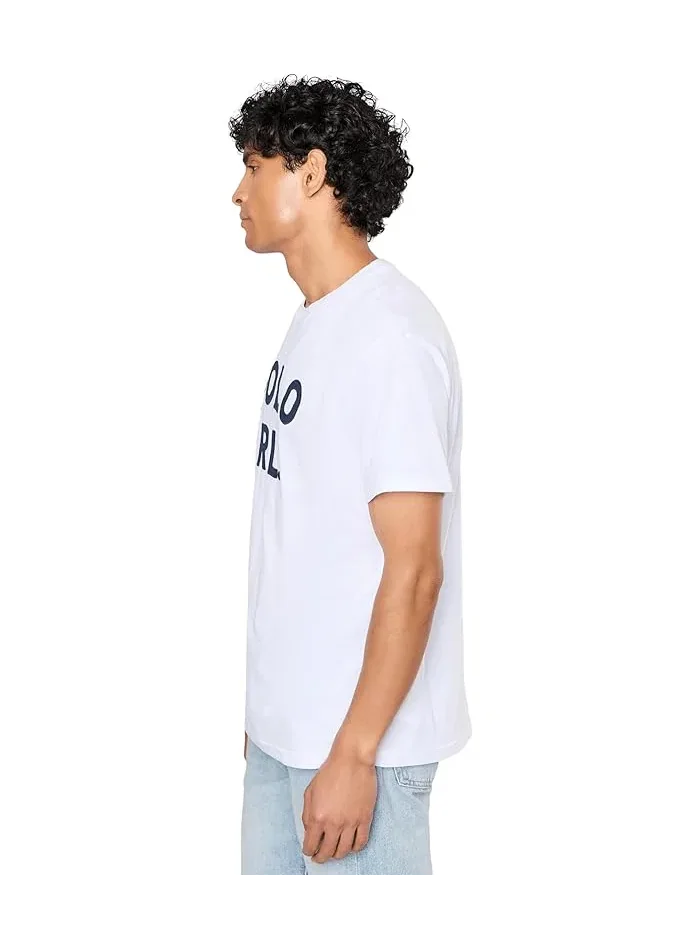 Футболка Classic Fit Logo Polo Ralph Lauren — изображение 3 из 5, белый