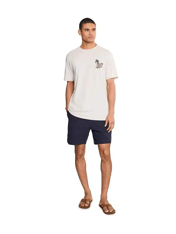 Футболка с круглым вырезом повседневная Lounge Short Sleeve Tee Salty Crew — изображение 2 из 5, карьерный