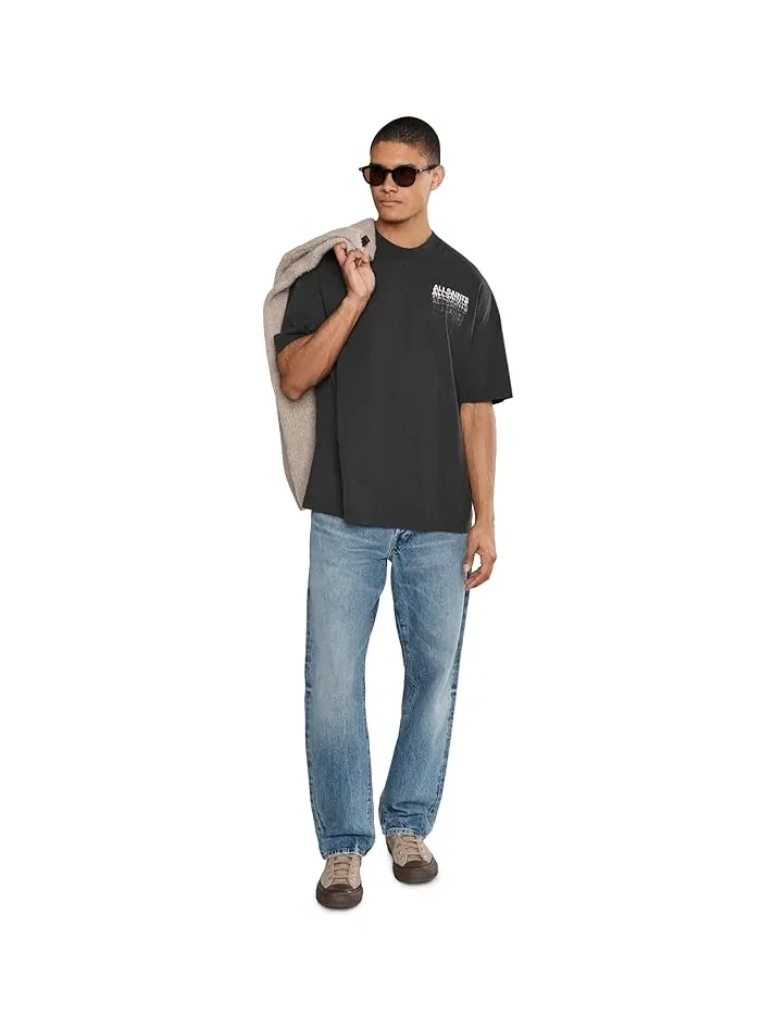 Футболка с графикой Graphene Short Sleeve Crew AllSaints — изображение 2 из 5, черный