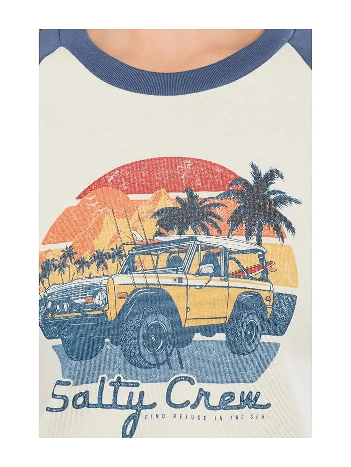Футболка реглан Drive To The Sea Salty Crew — изображение 5 из 5, синий