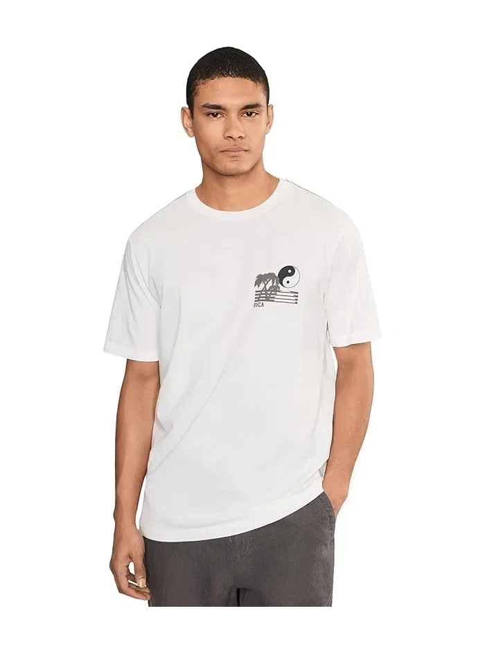 Футболка с принтом Balance Horizon Short Sleeve RVCA — белый