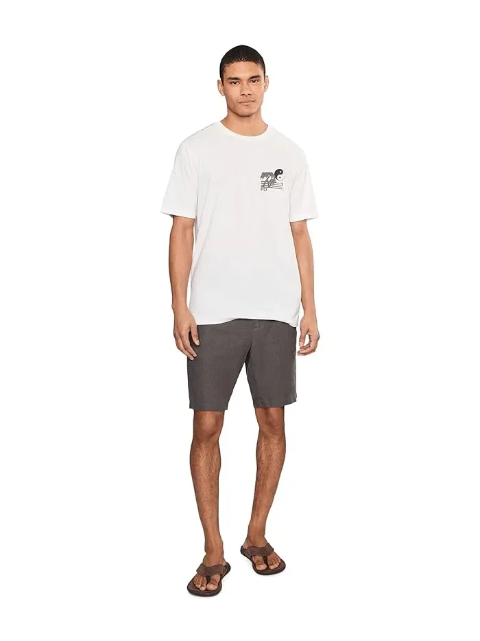 Футболка с принтом Balance Horizon Short Sleeve RVCA — изображение 2 из 5, белый
