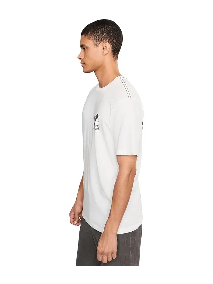 Футболка с принтом Balance Horizon Short Sleeve RVCA — изображение 3 из 5, белый