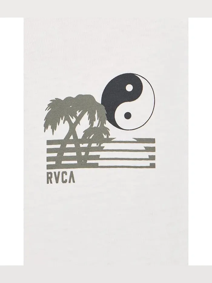 Футболка с принтом Balance Horizon Short Sleeve RVCA — изображение 5 из 5, белый