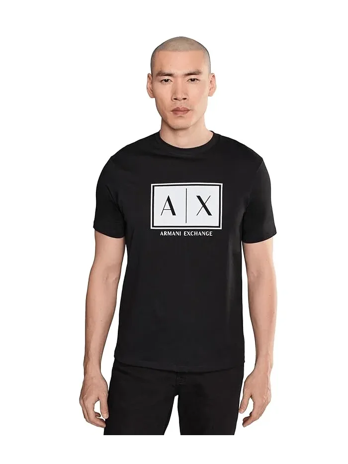 Футболка с логотипом Box Logo Armani Exchange