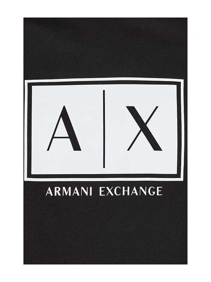 Футболка с логотипом Box Logo Armani Exchange — изображение 5 из 5, черный